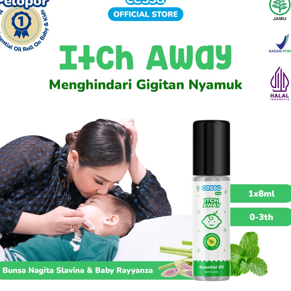 

Promo Cessa Baby Itch Away Natural Essential Oil Menghidari NyamukSerangga