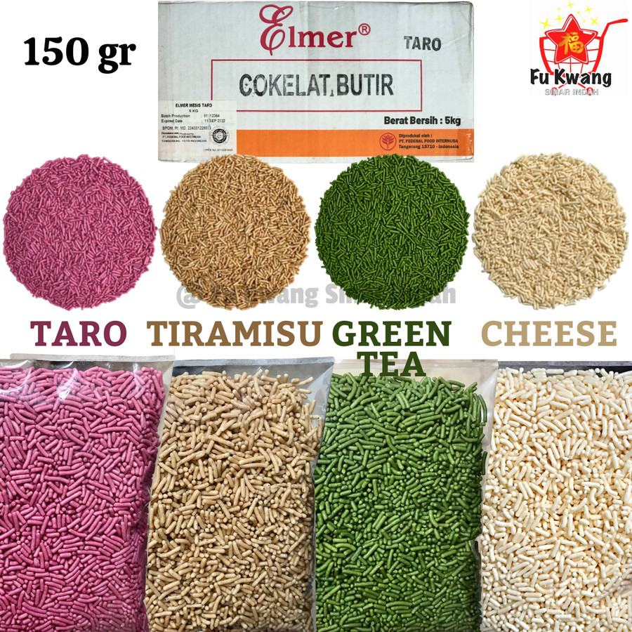 

1 KG Elmer Meses Meises Aneka Rasa TARO - TIRAMISU - GREEN TEA / - Tiramisu