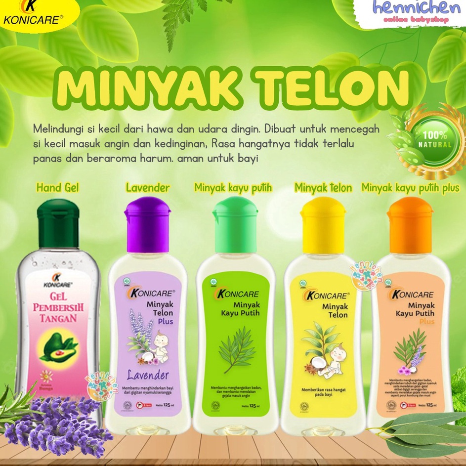 

Konicare Minyak Telon Telon Plus Kayu Putih Kayu Putih Plus 125mL HAND konicare 6ml