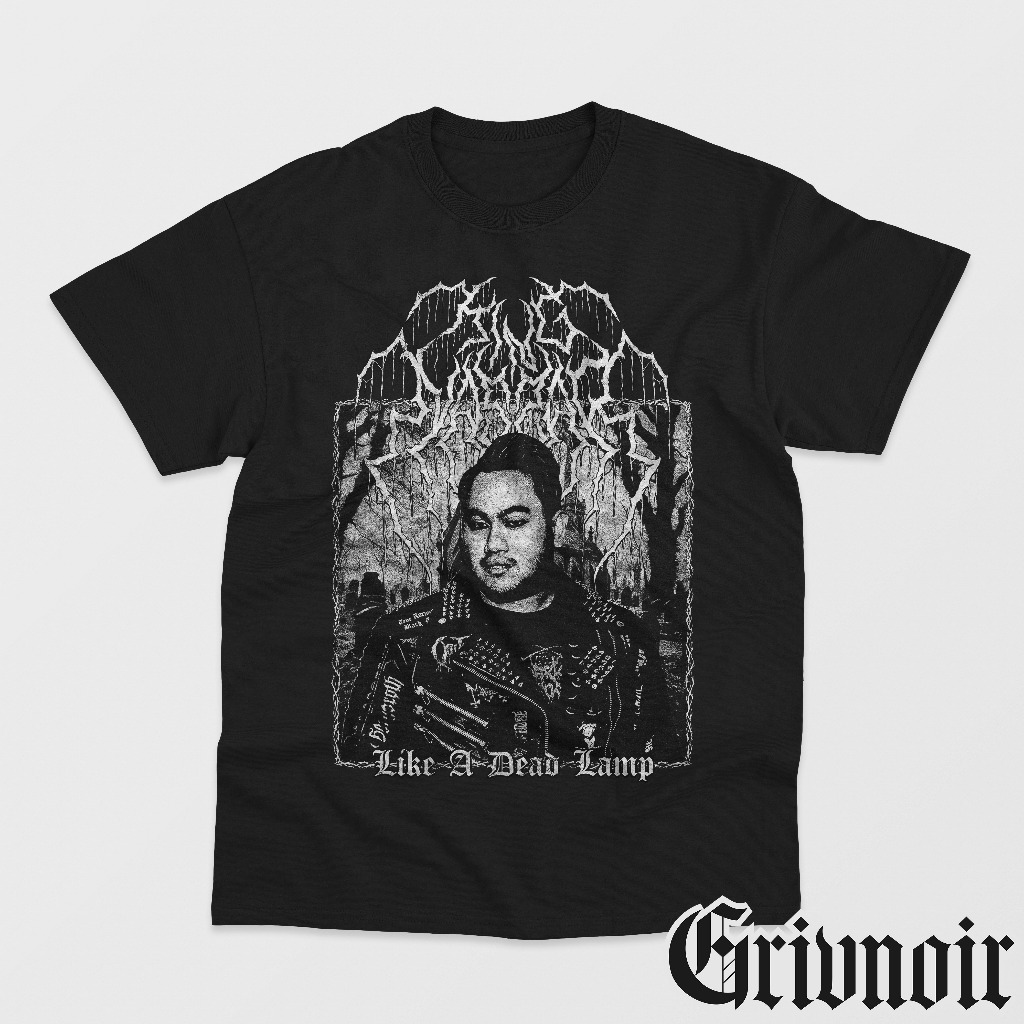 Kaos King Nassar 2 Black Metal Death Metal Parodi Plesetan Like A Dead Lamp Mati Lampu