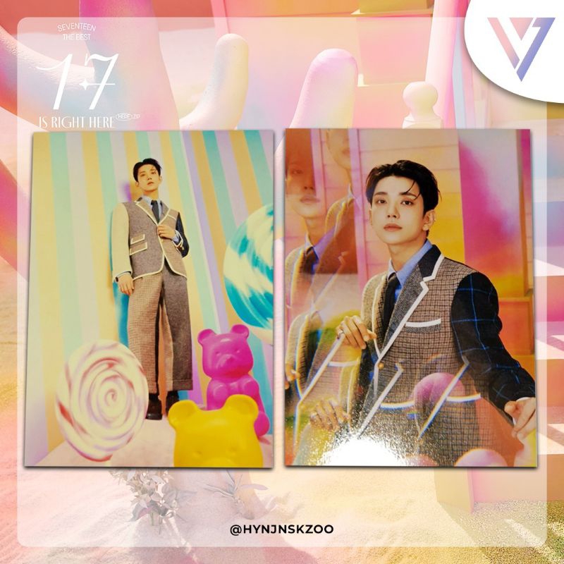 [OFFICIAL] Seventeen Album 17 Right Here Air Kit Ver. Member Mingyu Joshua Woozi DK Dino