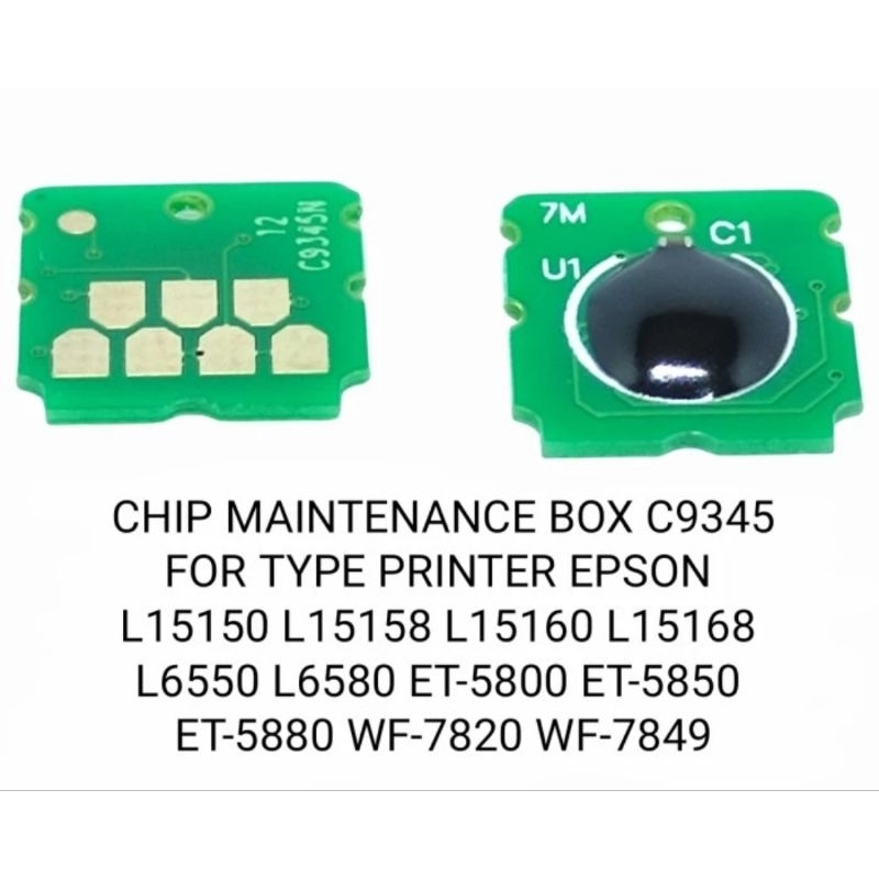 Chip resetter maintenance box C9345 L15150 L15260 L6558L6550 WF7820