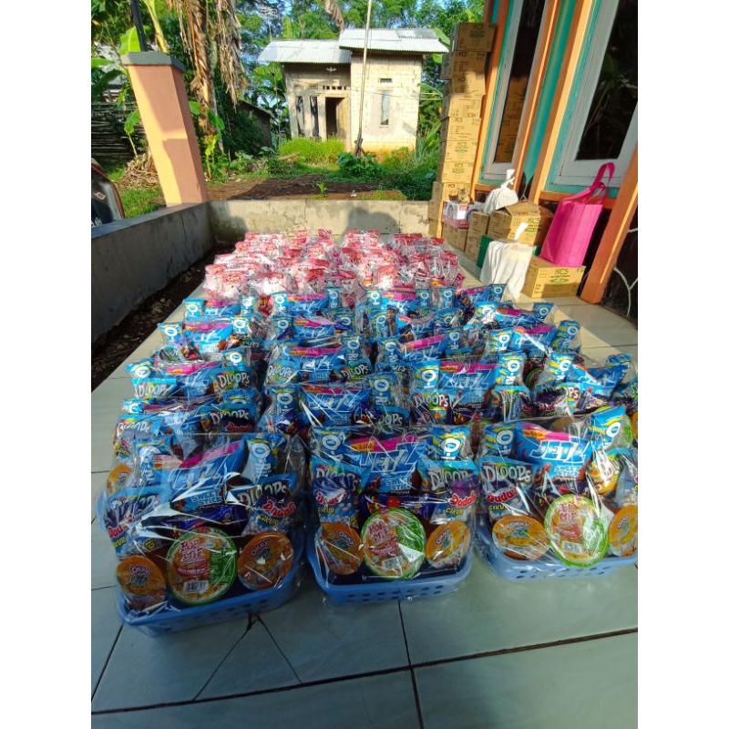 

Parcel anak warna biru