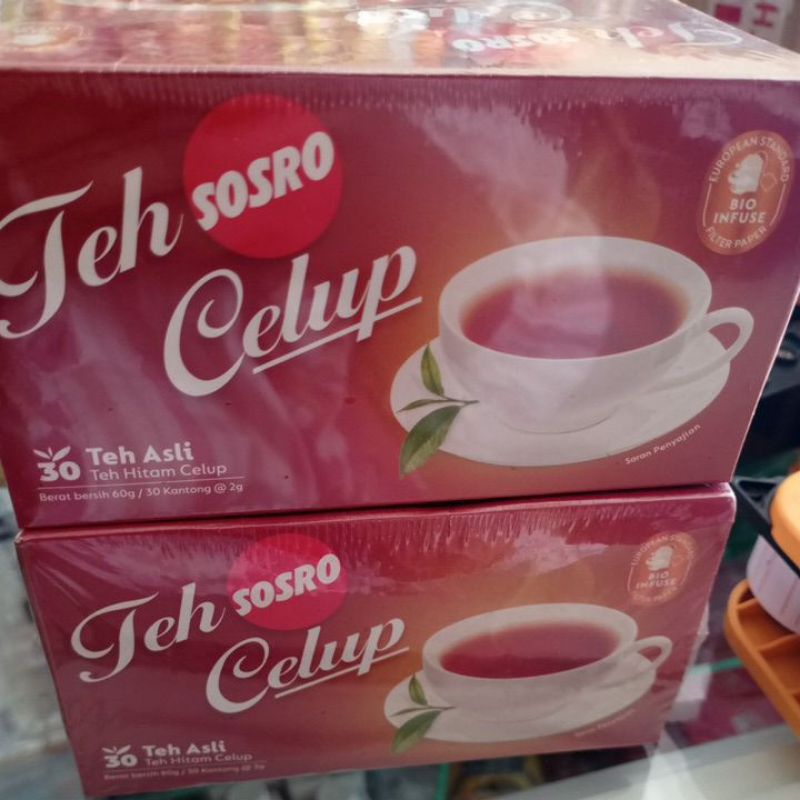 

teh celup Sosro isi 30pcs