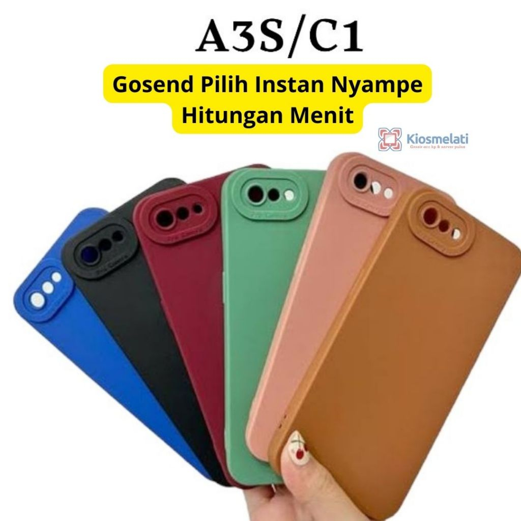 Soft case Silikon silicon CANDY CASE Oppo A12/Oppo A1K/Oppo A3S Bahan Lembut