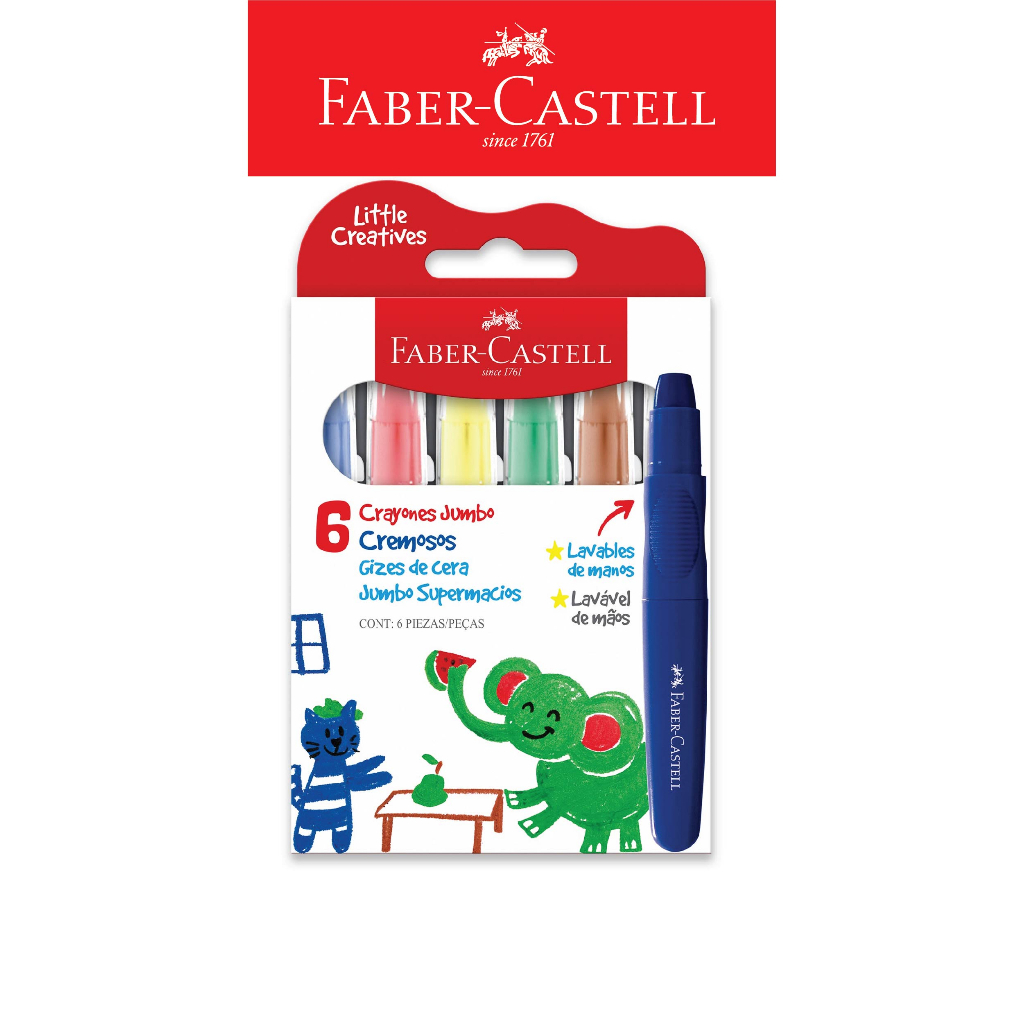 

❤️ Sarjana ❤️ Faber-Castell Little Creative Series Jumbo Creamy Crayon