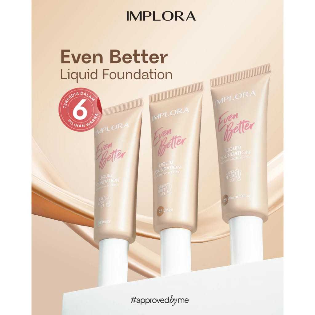 IMPLORA EVEN BETTER LIQUID FOUNDATION 25GR - ORIGINAL 100%
