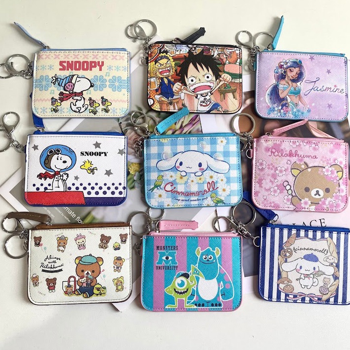 

Id Card Holder Karakter Sanrio Cinnamoroll Cinamoroll Balon Kuromi Teh Kuromi My Melody Kulit Lucu Unik Kado Hadiah Gift