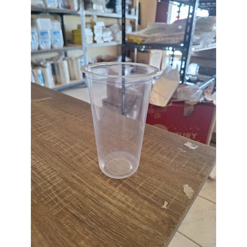 Gelas Plastik 22oz Oval