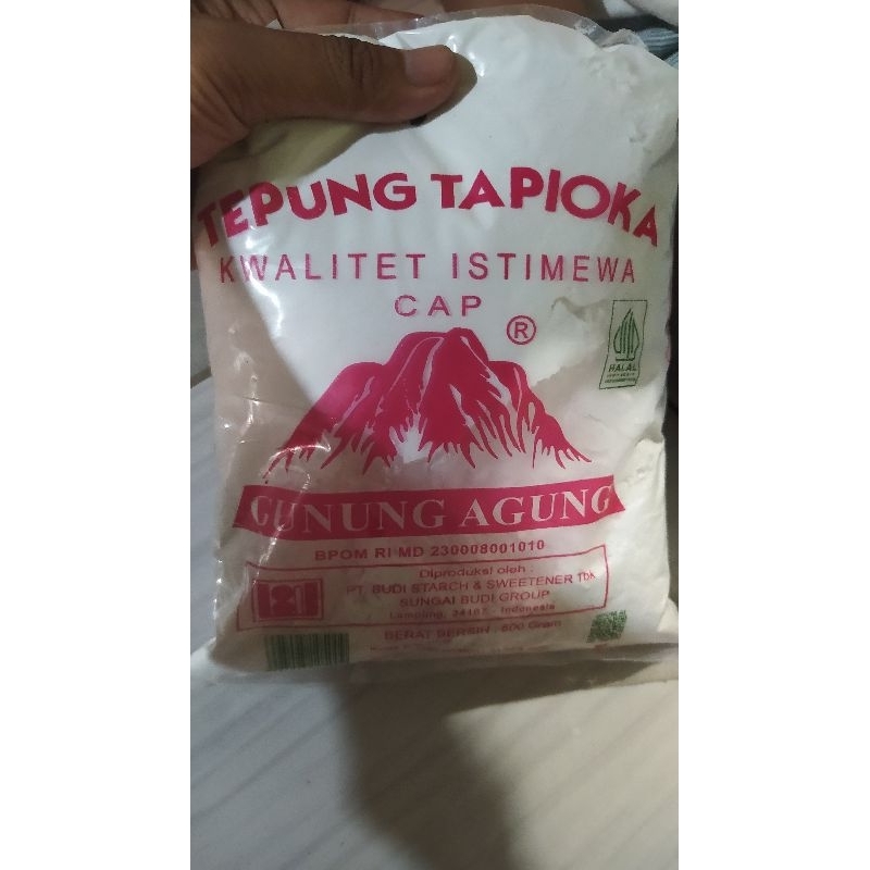 

Tepung tapioka gunung agung 500 gram