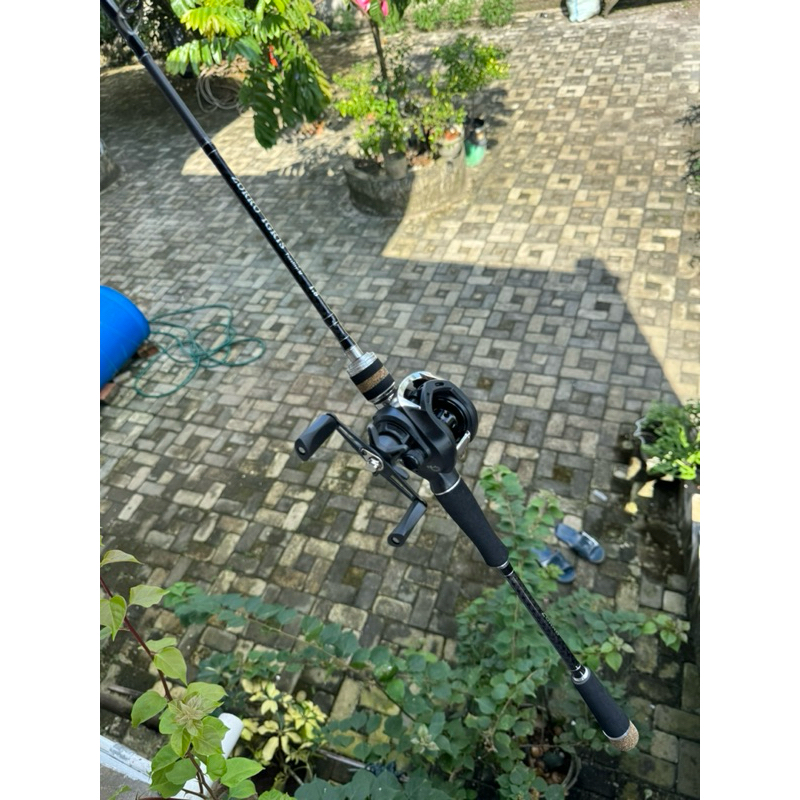 pancing satu set joran bc zorro igris & reel bc zorro blacklist