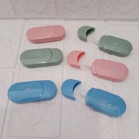 Correction Tape Tipex Kertas Warna Pastel