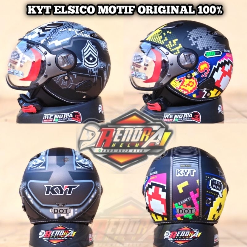 Helm KYT ELSICO MOTIF ORIGINAL 100%