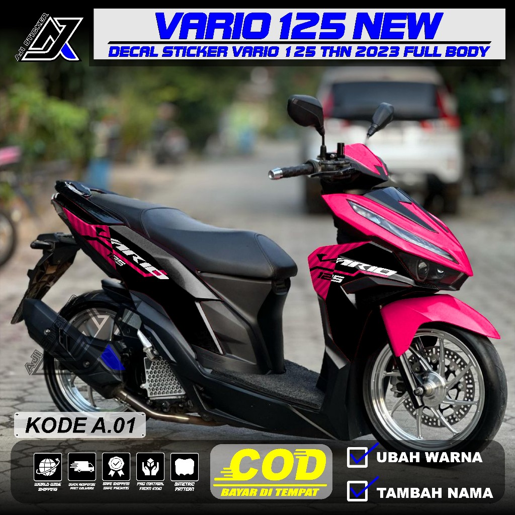 Decal VARIO 125 2023 FULL BODY - decal vario 125 new 2022 2023 fullbody Striping Vario 125 NEW Full 