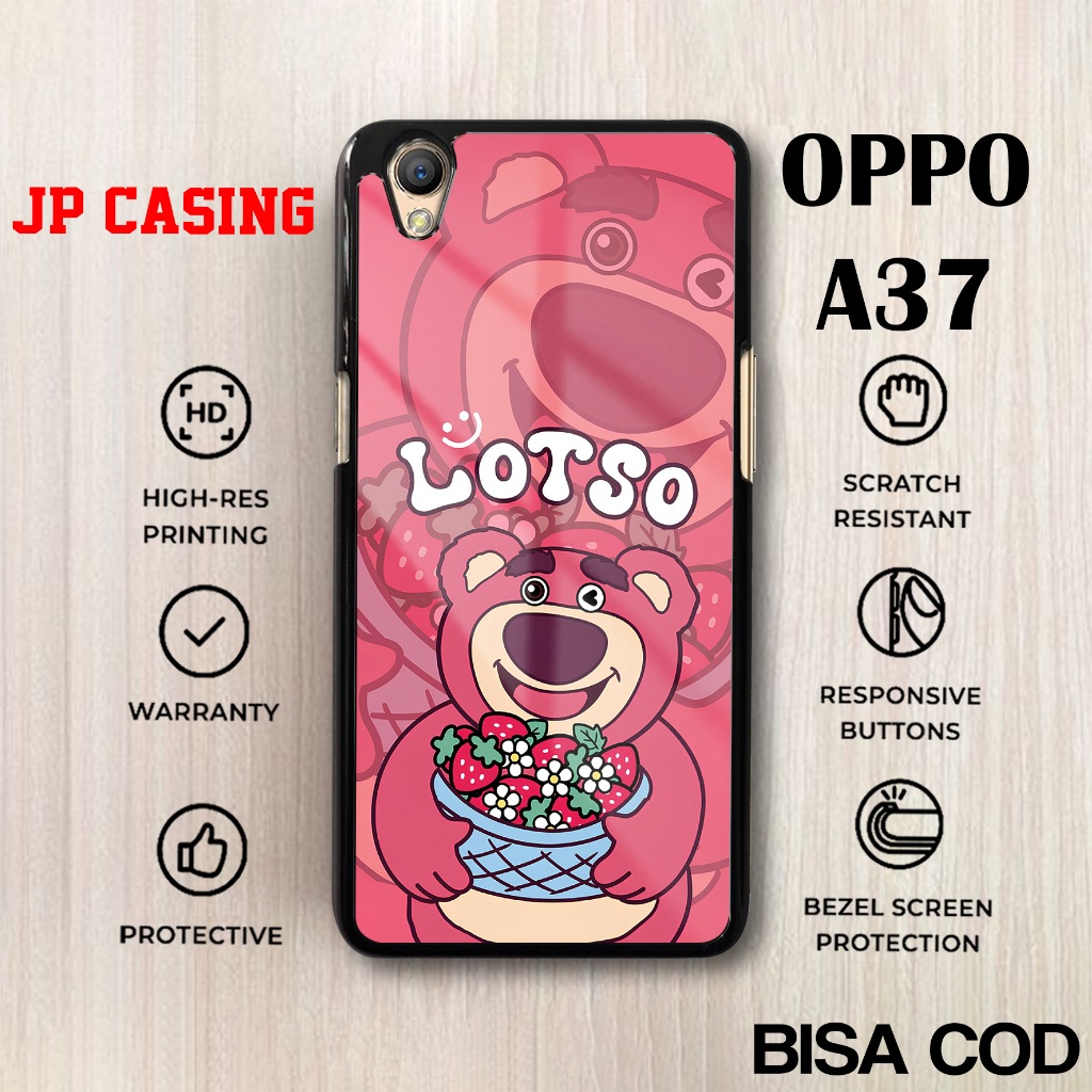 Case Oppo A37 Terbaru - Oppo A37 - Motif Lotso Baru Cute - Hardcase Premium Glossy - Softcase Hp Opp