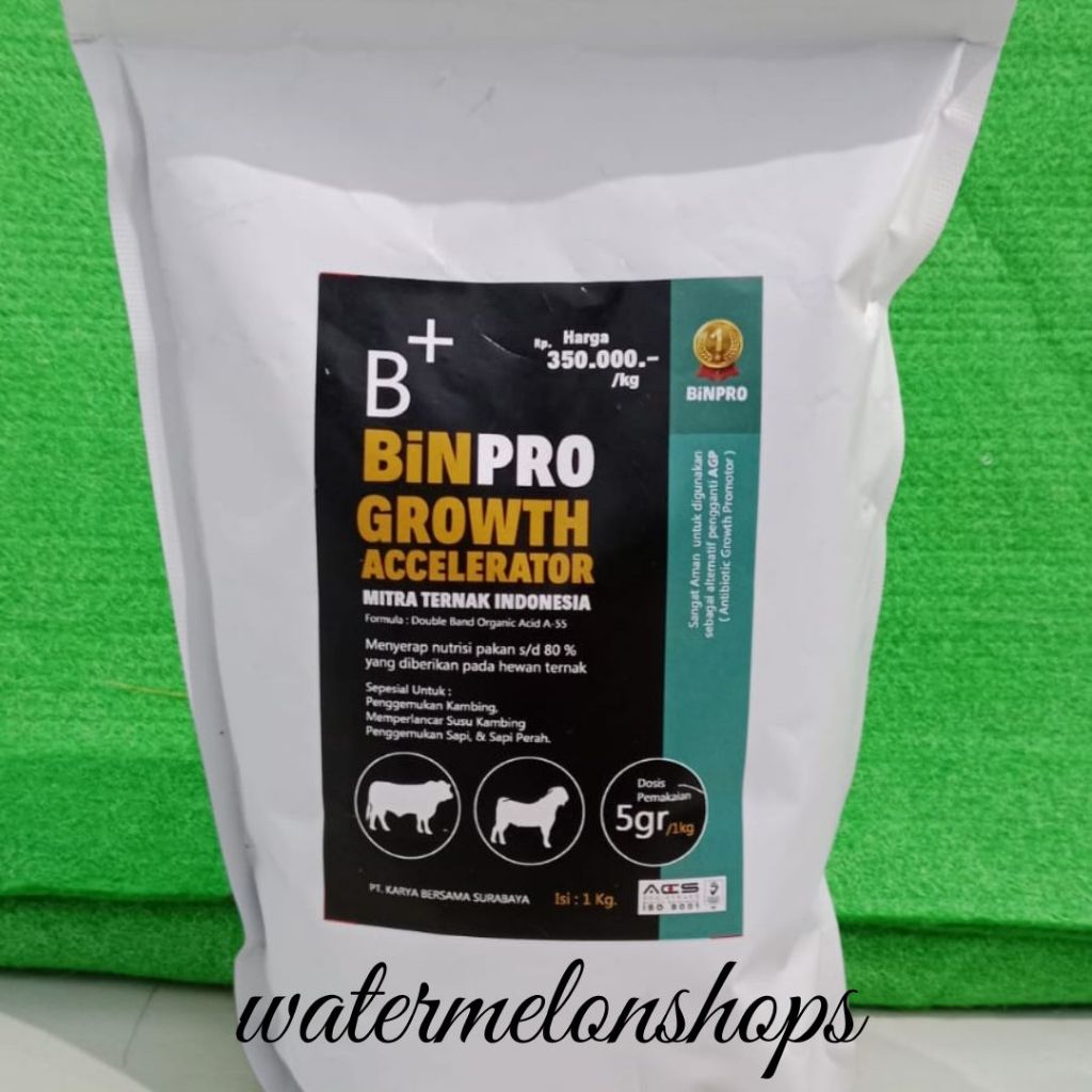 NUTRISI B+ BINPRO GROWTH ACCELERATOR pakan hewan ternak Kemasan 1 kg/suplemen hewan ternak sapi kamb