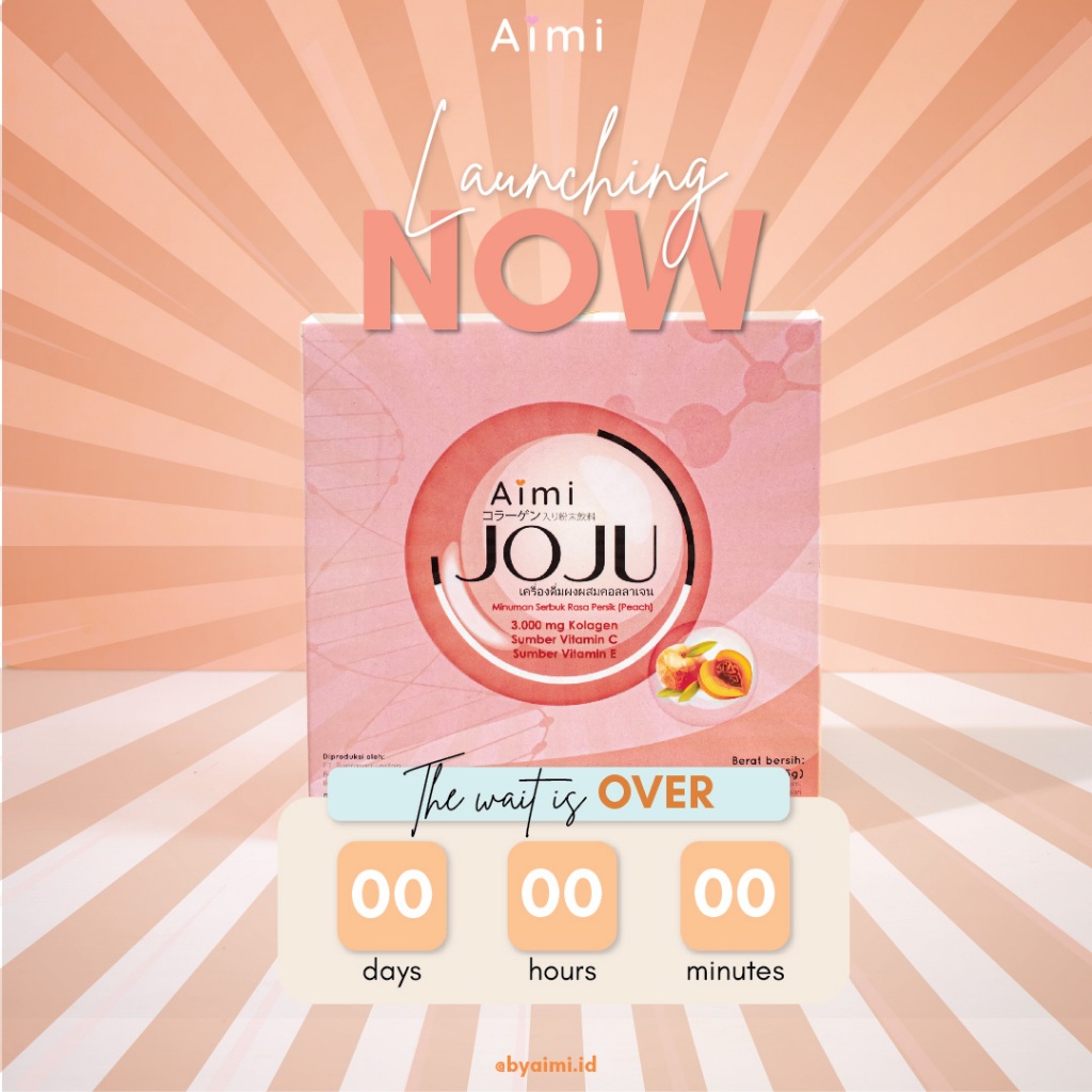 

Baru! Aimi Joju Collagen Drink dengan Rasa Peach, ENAKKKK!