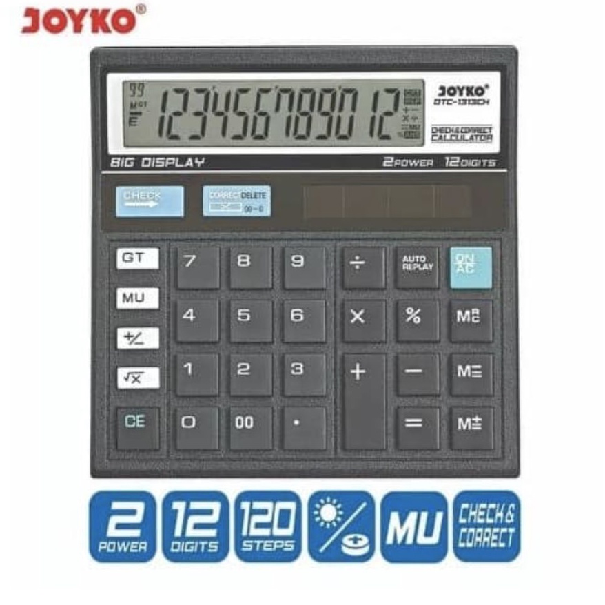 

Stok Banyak CALCULATOR JOYKO DTC 1313CH KALKULATOR 12 DIGITS