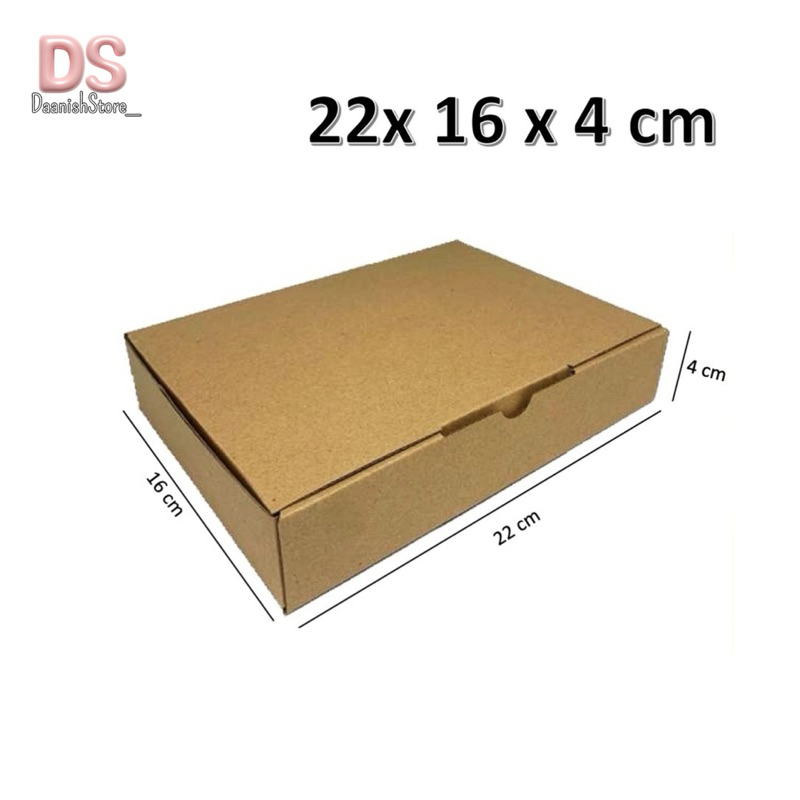 

[Ready] DStore Kardus 22x16x4 cm Die Cut Model Box Pizza