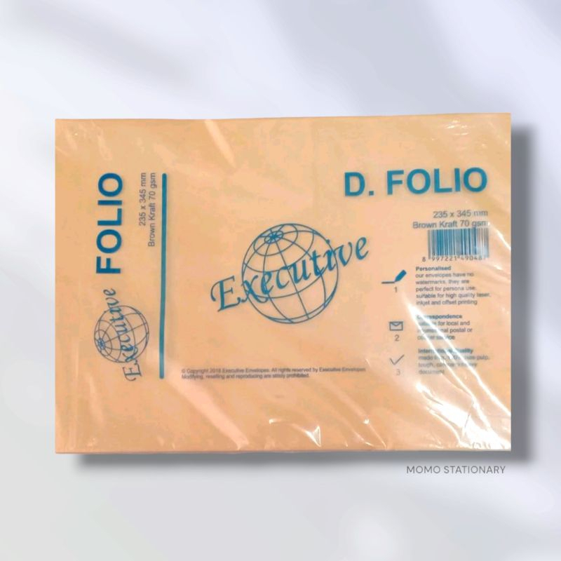 

Rmdodo - Amplop Coklat Kabinet Executive Brown Kraft D.FOLIO