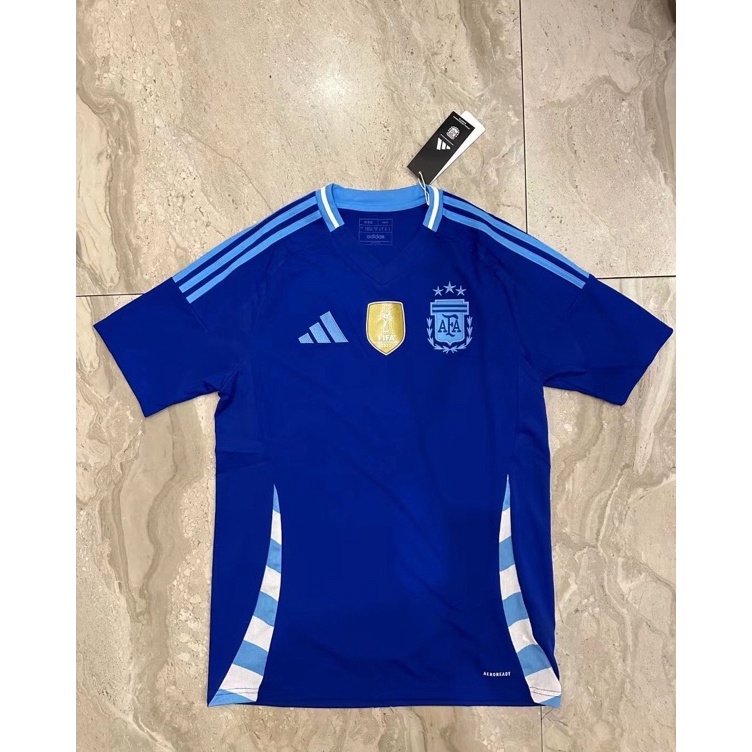 Stock Banyak BARU JERSEY BOLA ARGENTINA AWAY COPA 224 GRADE ORI