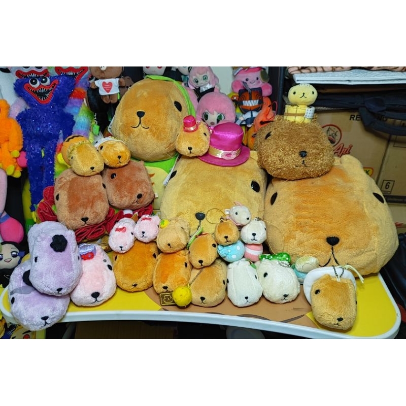 Boneka Kapibara Capybara Capibara-san Gantungan Kunci Plush Keychain BACA DESKRIPSI