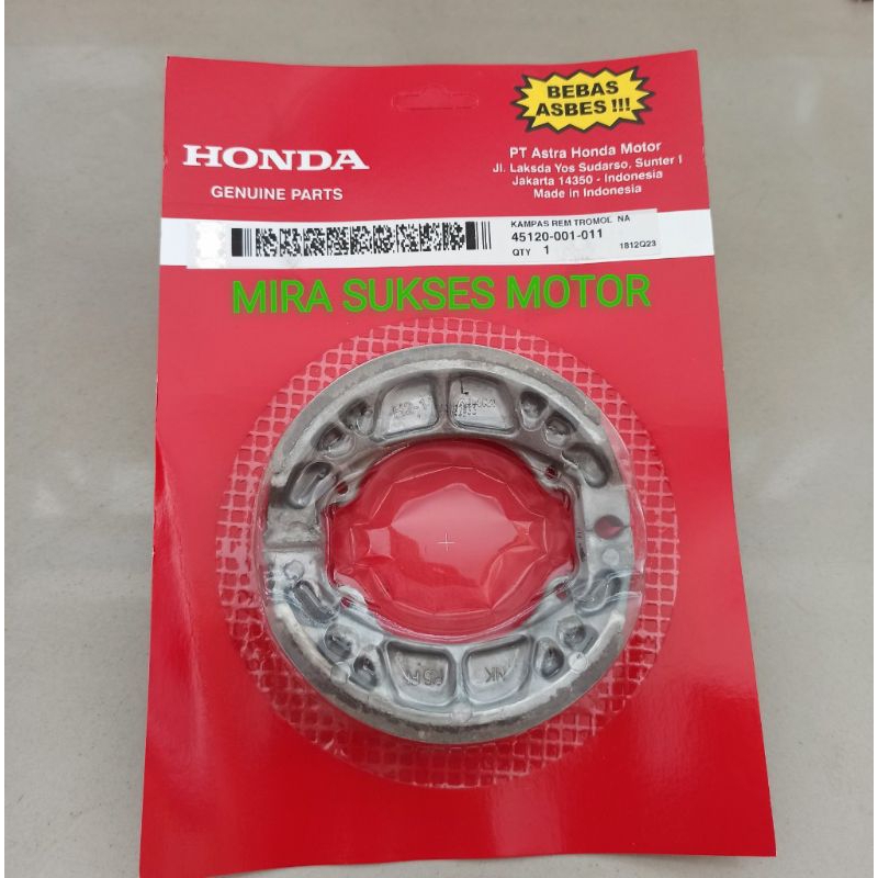 KAMPAS REM BELAKANG ORIGINAL SUPRA GRAND LEGENDA SUPRA FIT SUPRA XX WIN GL100 C100 C800 NF100 PIRODO