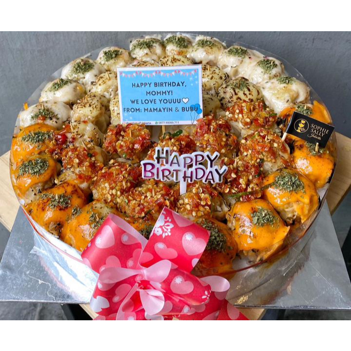 

Mentai Tart Paket Hampers / Birthday Edition - READY SETIAP HARI - FREE Topper dan Gift Card
