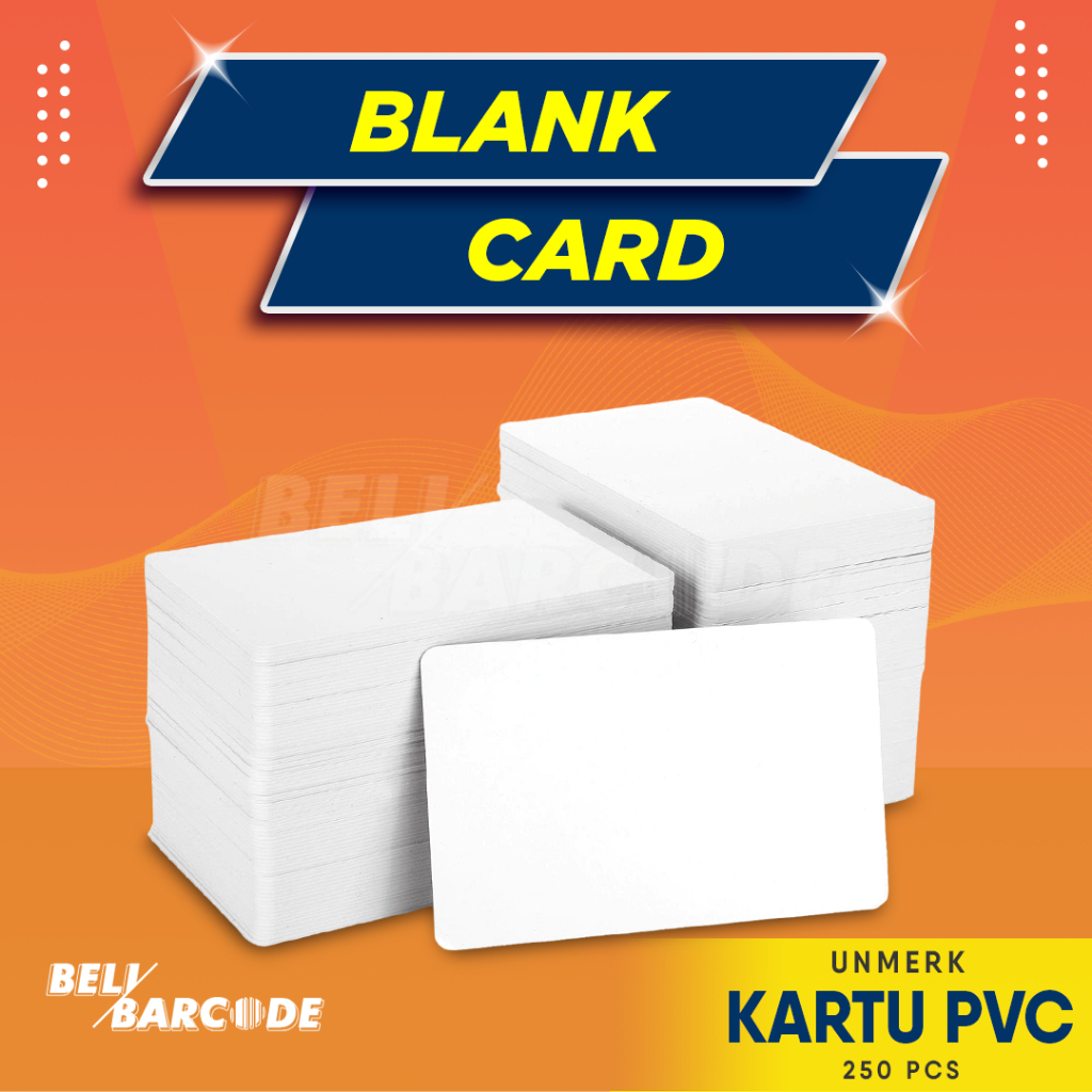 

Kartu PVC Blank ID Card Unmerk Isi 250 Pcs All Printer ID Card BC30