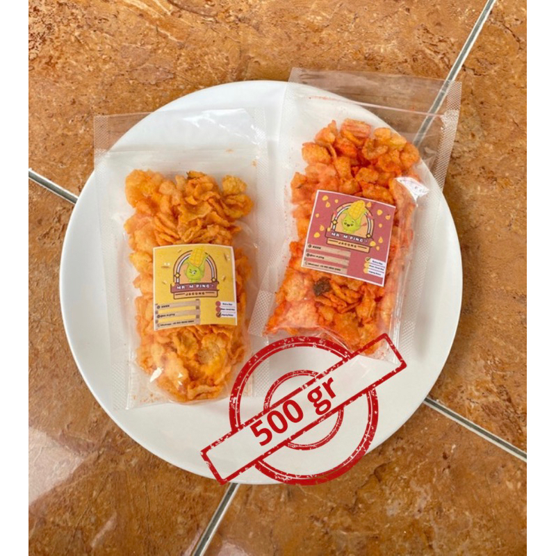

Emping Jagung Rasa-Rasa Super Renyah Extra 500gr