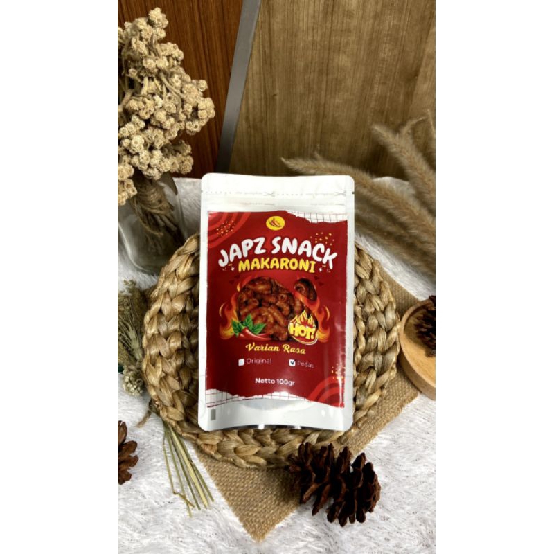 

Makaroni Pedas l Cemilan Pedas Japz Snack