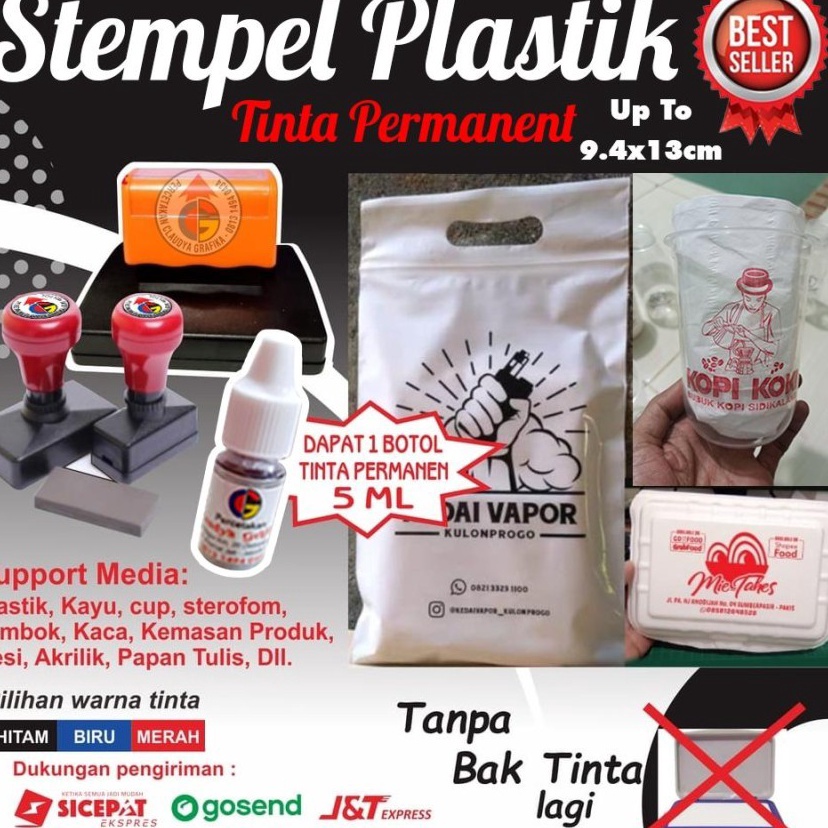 

Stempel Plastik Sterofoam Cup Tinta