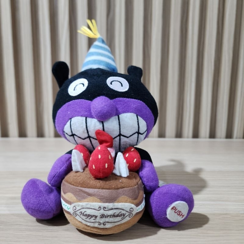 BONEKA ANPANMAN BAIKINMAN HAPPY BIRTHDAY