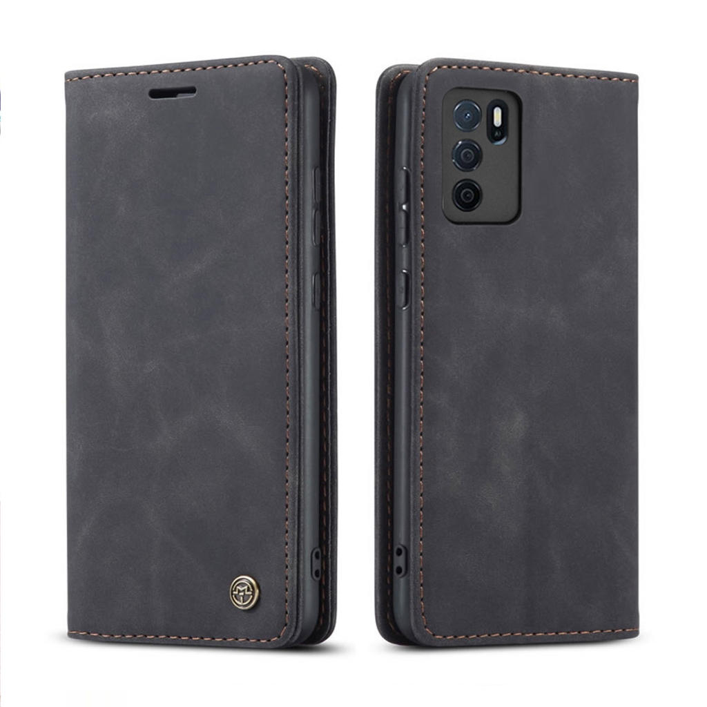 Casing Untuk Oppo A16 Wallet Pro Case Super Kesing PE Leather Full 360 Degree TPU Waterproof - COD