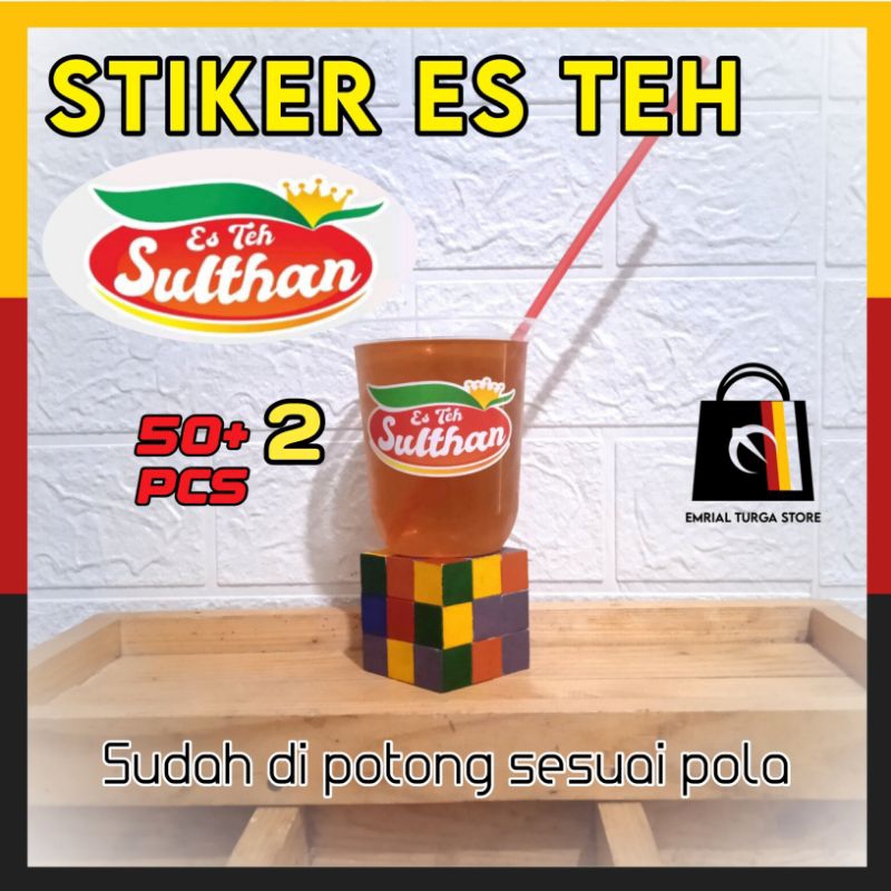 

Stiker Label Cup Es Teh Sulthan Cromo