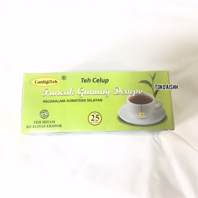 

teh celup - teh celup hitam - black tea - teh gunung dempo - teh puncak gunung dempo - teh pagaralam