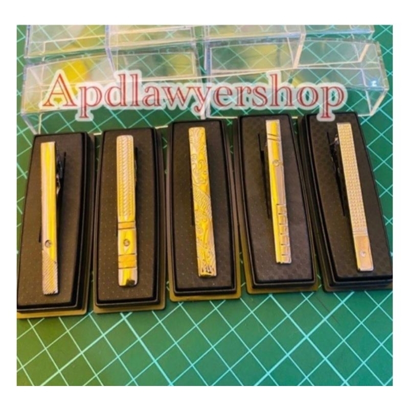 Jepit Dasi Penjepit Dasi Jepitan Dasi Silver PREMIUM RANDOM