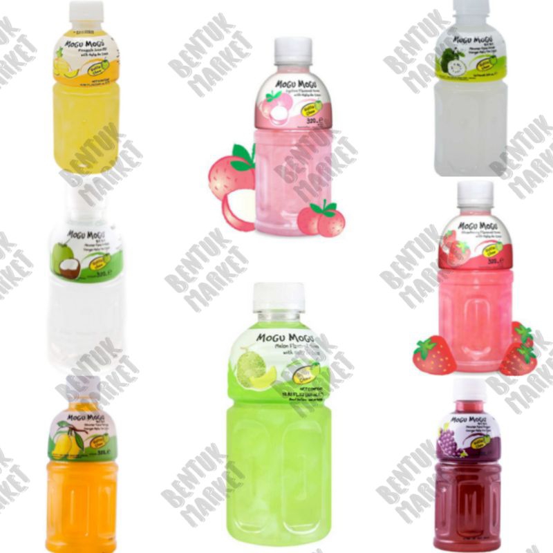 

MOGU MOGU Minuman dengan Mata De Coco Rasa Melon / Strawberry / Anggur / Sirsak / Kelapa / Mangga / Nanas / Leci