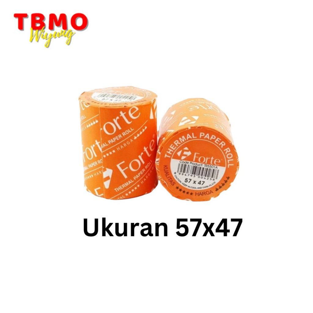 

Tbmo Thermal Struck Roll 57X47 Forte / Kertas Termal