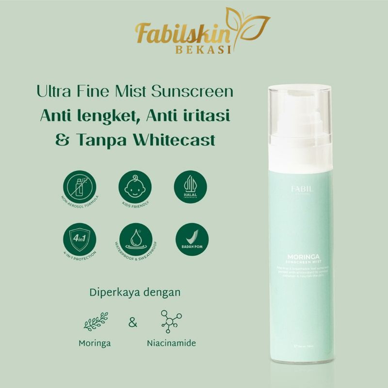 Sunscreen Spray Fabil Natural