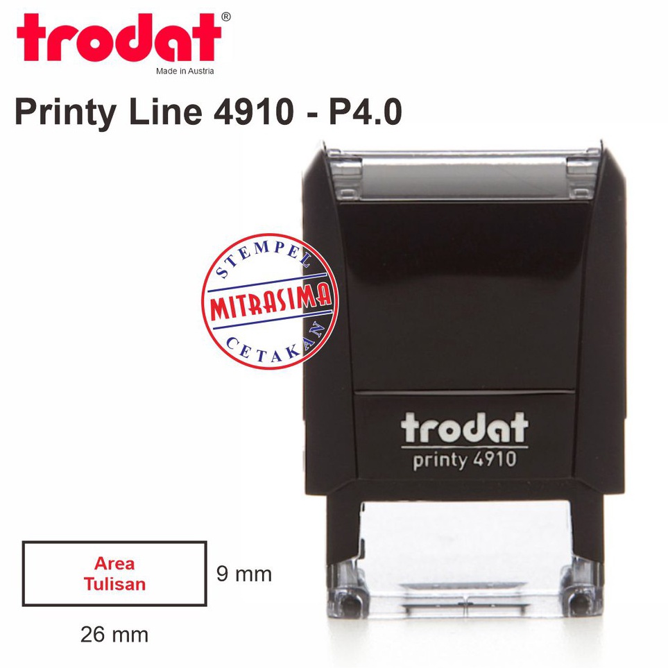 

Stempel Trodat 491 Model Persegi