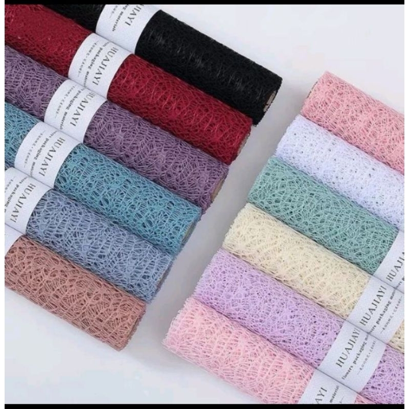 

Korean Mesh jaring buket 1 lembar ukuran 40x75cm