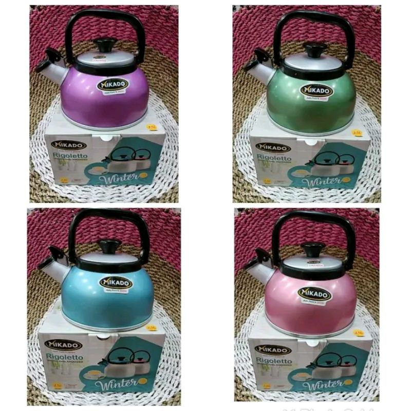 Maspion Teko Siul 2.5 Liter, 3 Liter, 3.5 Liter, 5 Liter / Teko Siul Mikado Rigoletto / Ceret Bunyi