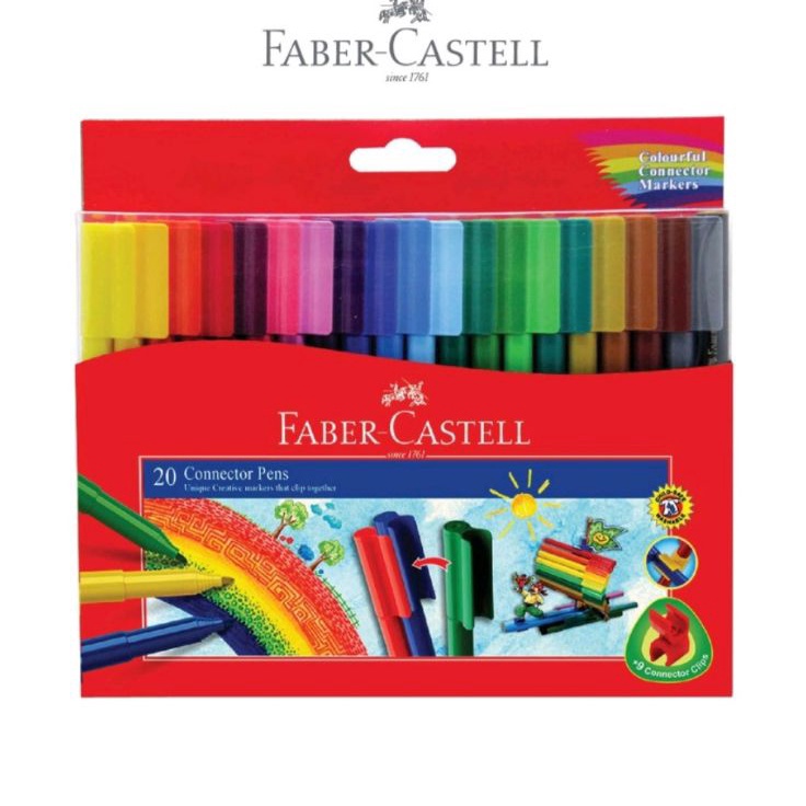 

Connector Pen 2 Warna Faber Castell 112A 2 Colours Spidol Craft