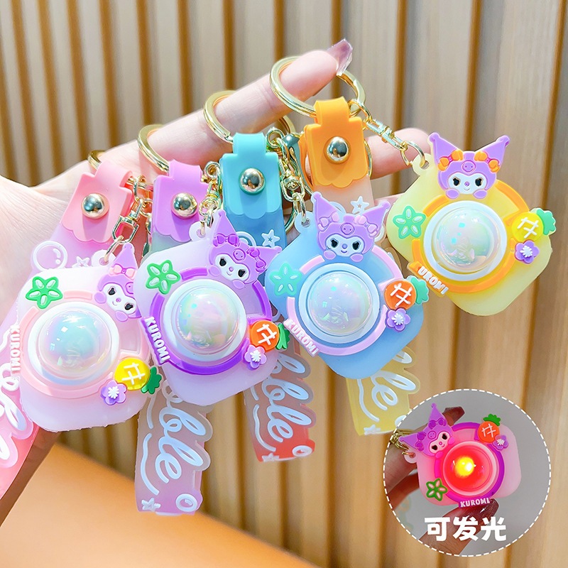 Gantungan kunci buat tas hp kunci motor dll Lucu 2024 model Kuromi Bubble