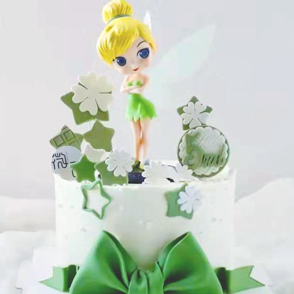 FIGURE TINKERBELL TOPPER CAKE TINKERBELL KUALITAS PREMIUM PRINCESS TINKERBELL