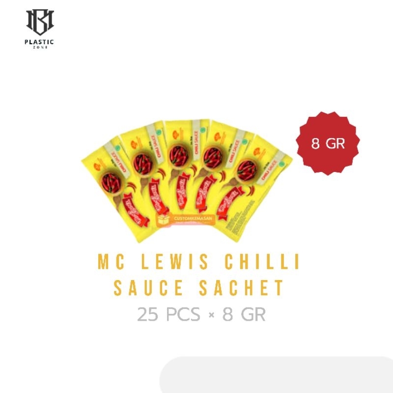 

Mclewis CHILLI SAUCE SACHET 25 × 8 G