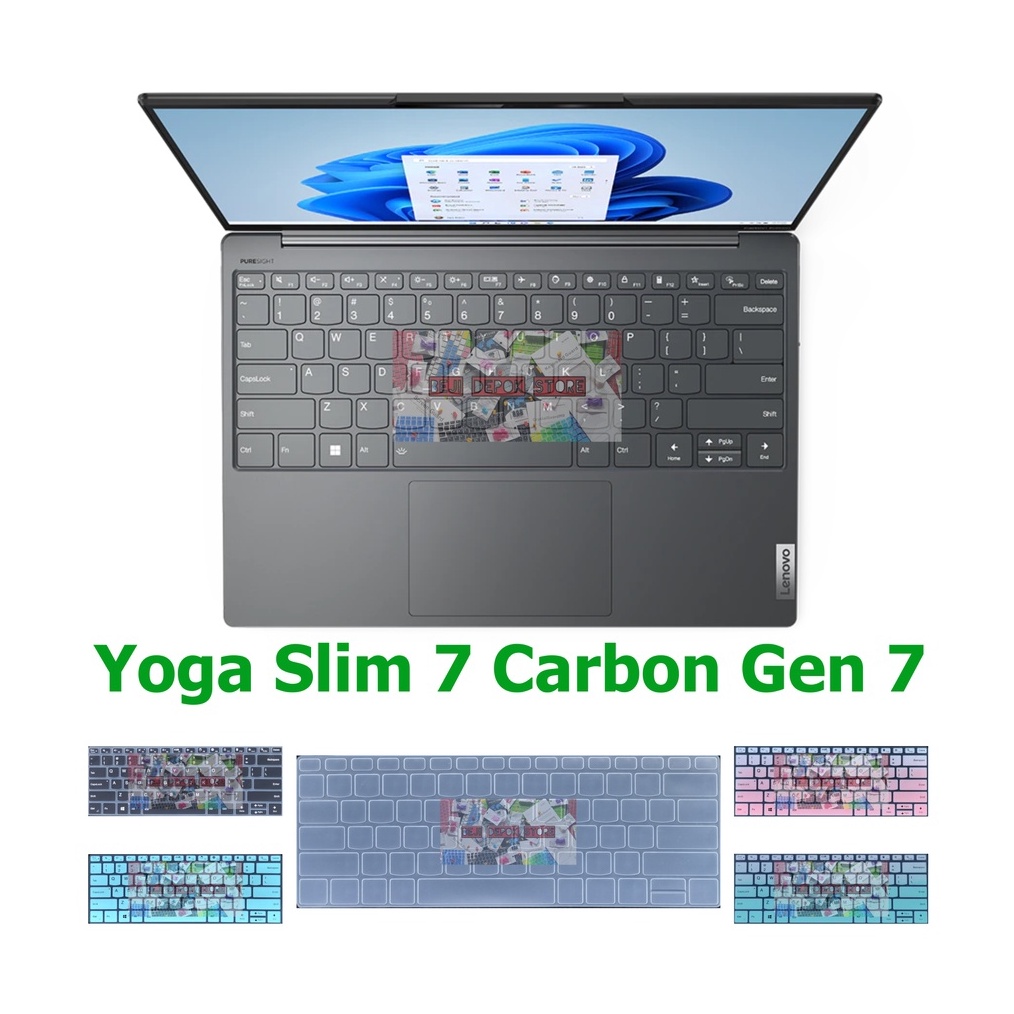 DAHSYAT Keyboard Protector Lenovo Slim 7i Carbon gen 7 Yoga Slim 9i 14 14IAP7
