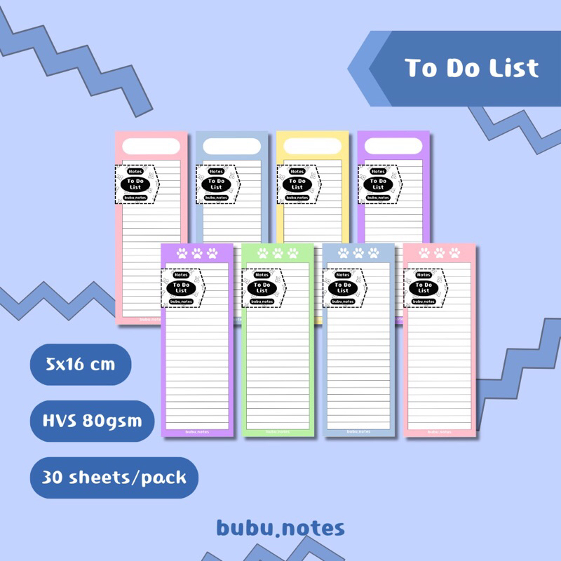 

To Do List Memo Planner Notes