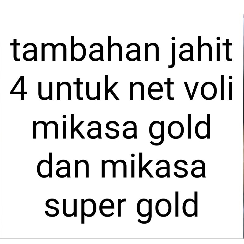 ongkos tambahan jahitan 4